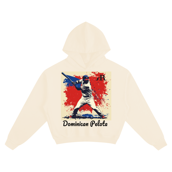 RiccMason  Celebrating Dominican Baseball- Boxy Hoodie #RU0083