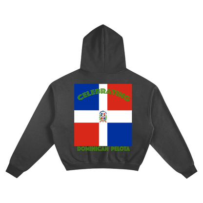 RiccMason  Celebrating Dominican Baseball- Boxy Hoodie #RU0083