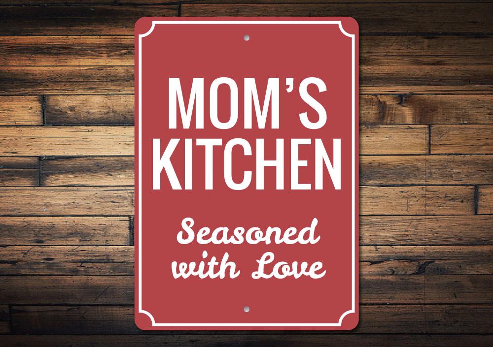 Mom's Home Kitchen Sign