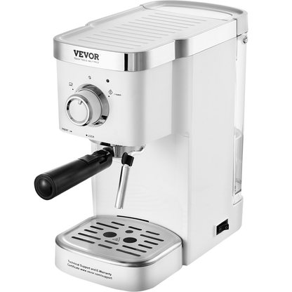 VEVOR Espresso Coffee Machine, 15Bar Semi-Automatic Espresso Maker