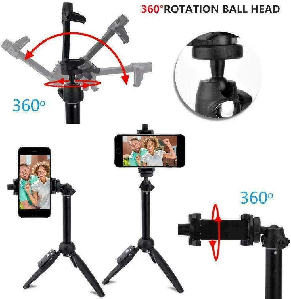 Selfie Stick Tripod 40" Bluetooth Remote Portable for iPhone and