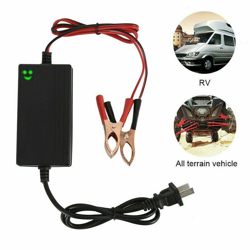 Portable 12V Auto Car Battery Charger Truck Trickle Maintainer Boat