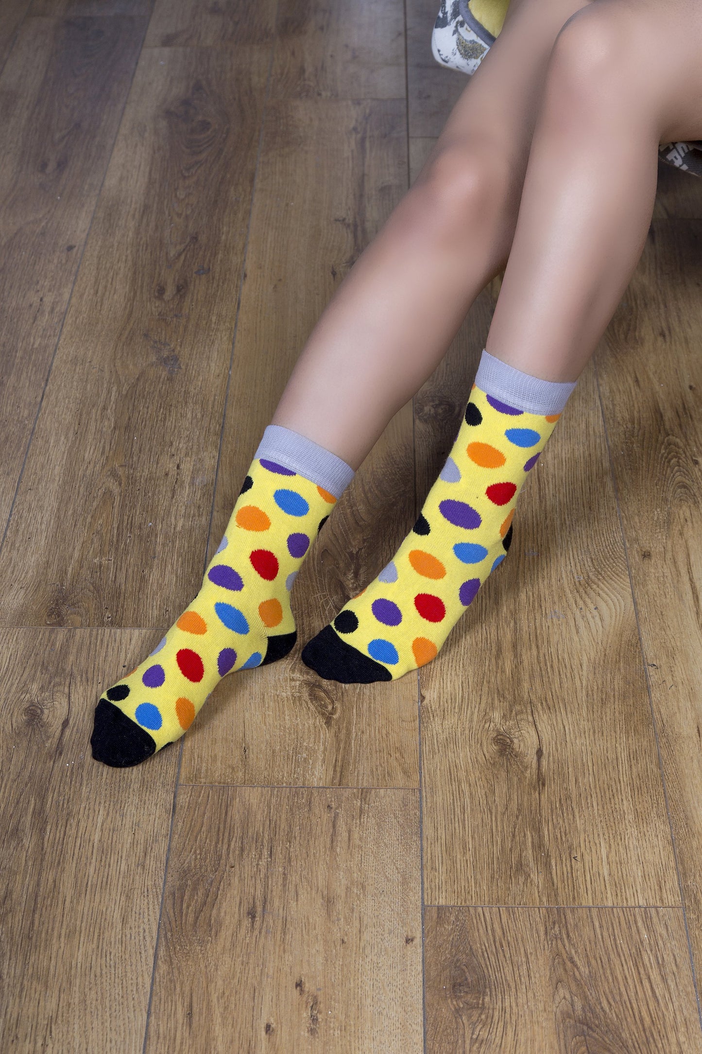 Women's Blonde Dot Socks