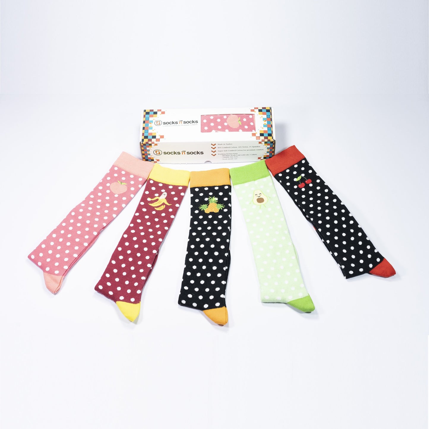 Women's Juicy Fruits Knee High Socks Set