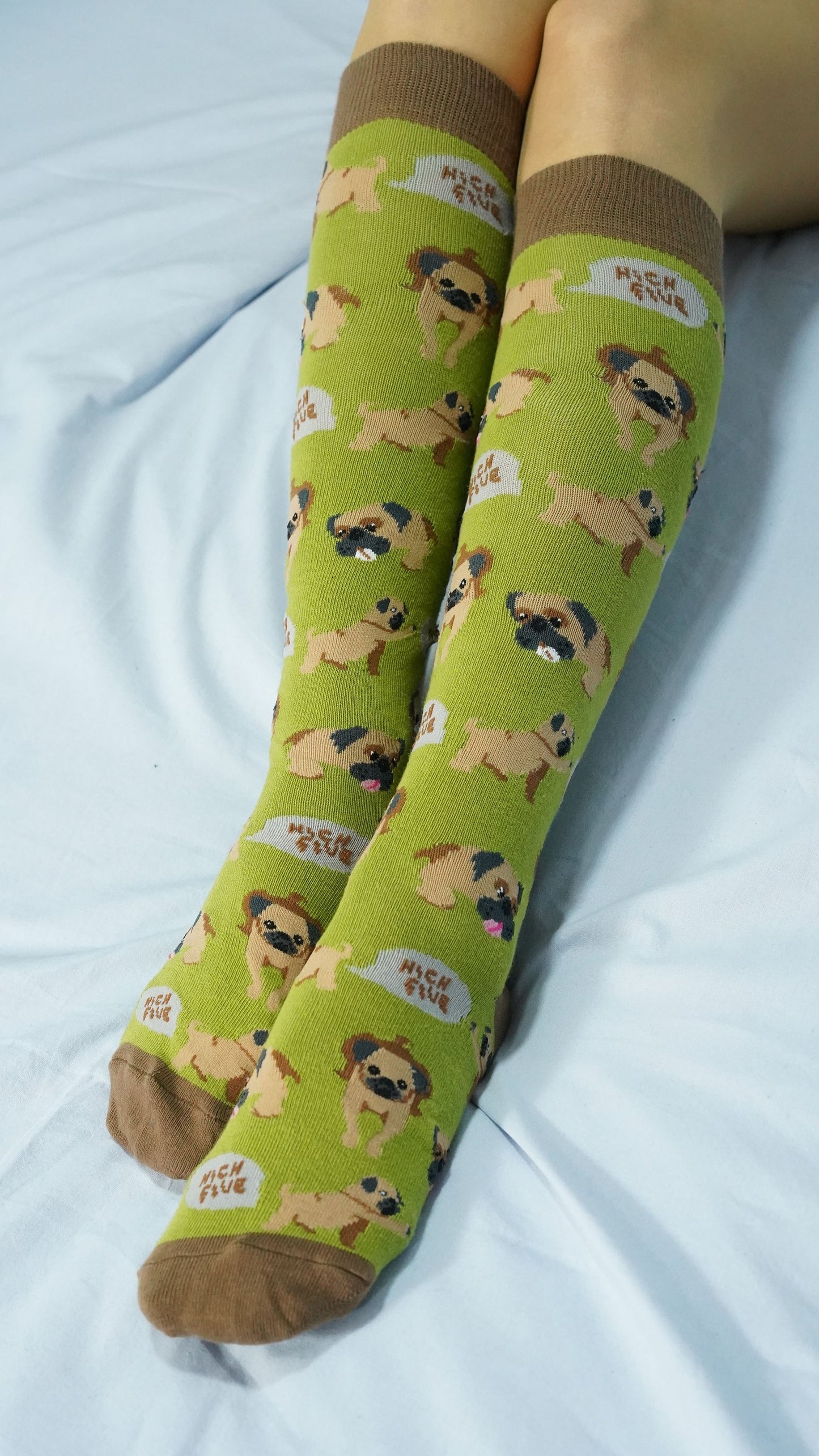 Women's Cute Dogs Knee High Socks Set