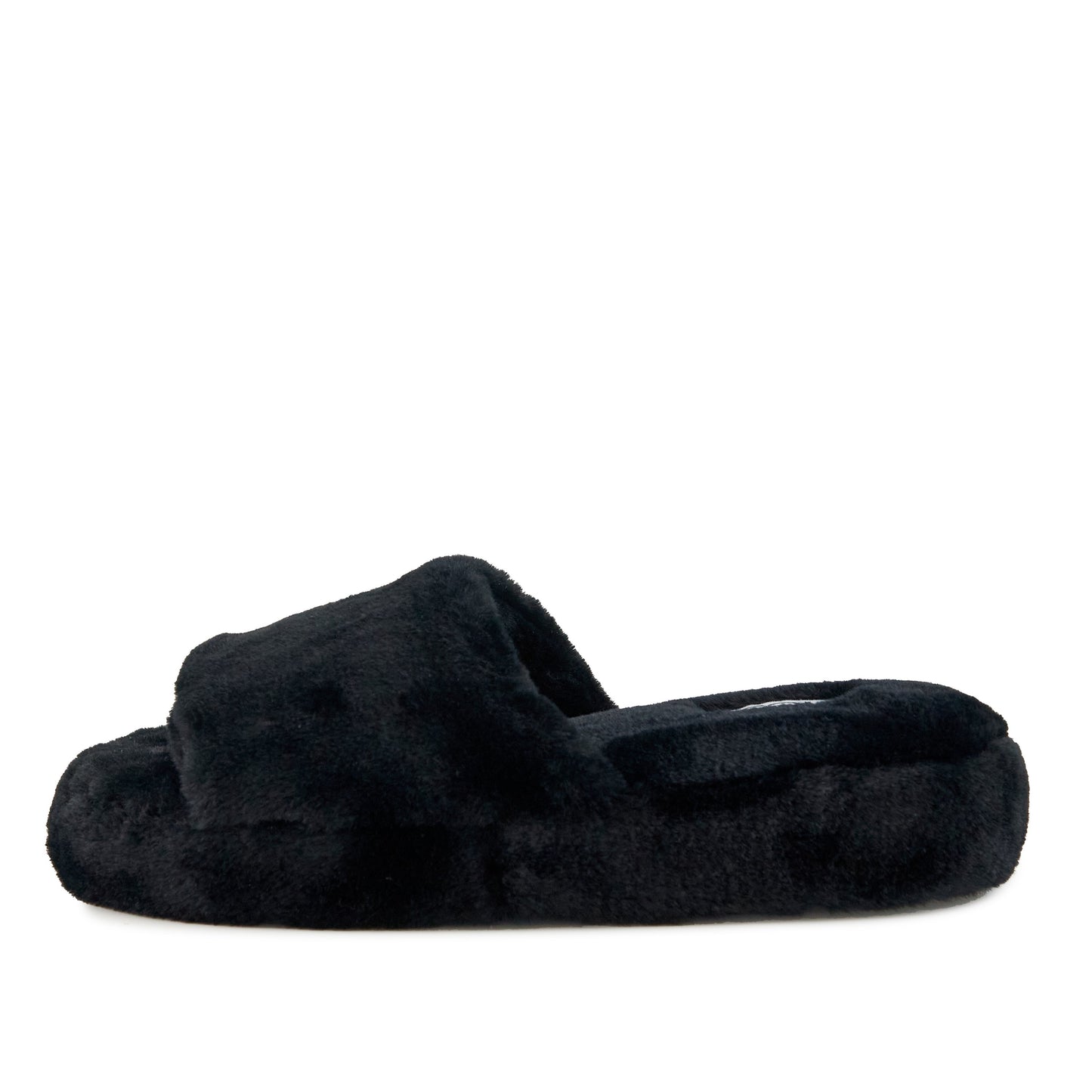 Women's Geneva Faux Fur Slipper Black