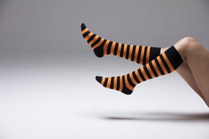 Women's Stylish Stripe Knee High Socks Set