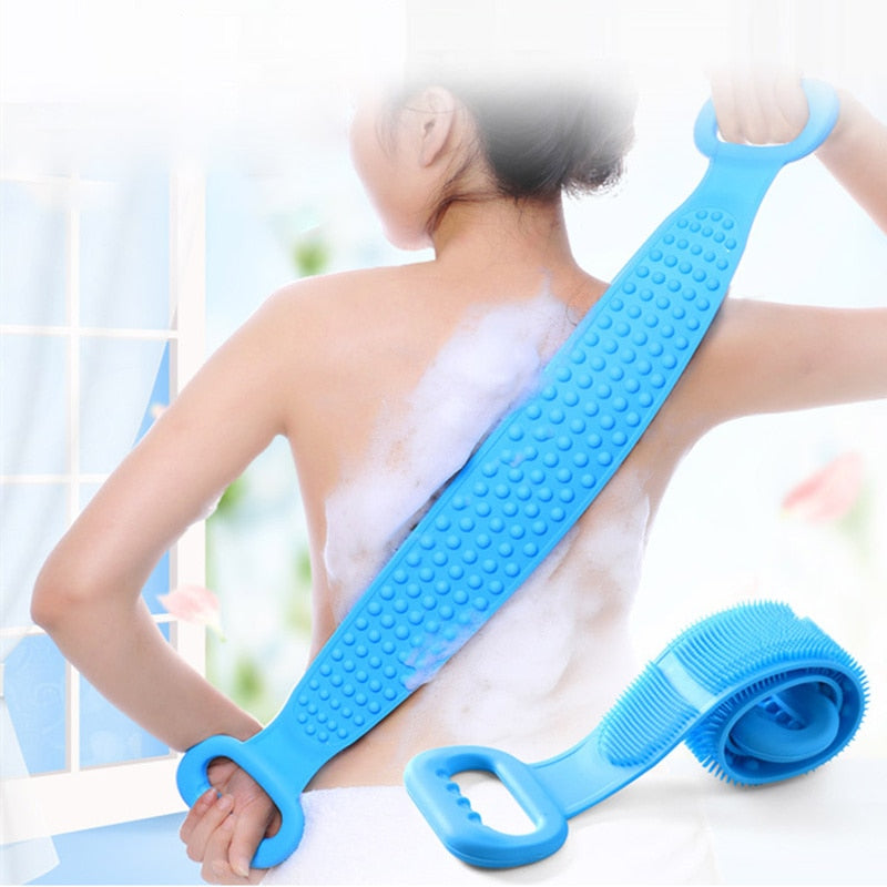 Magic Silicone Brushes Bath Towels Rubbing Back Mud Peeling Body