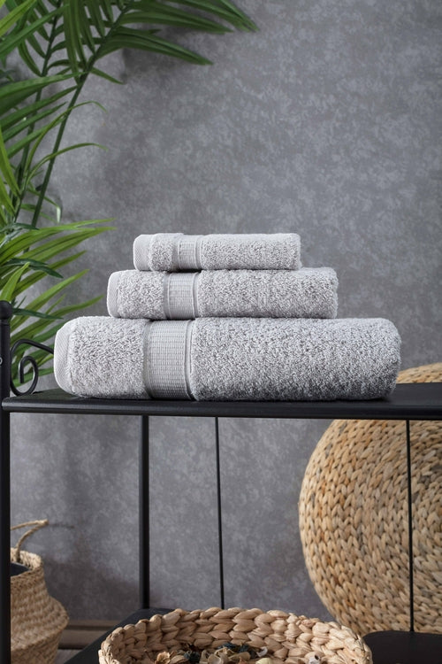 Turkish Cotton Bath Towel Set of 3