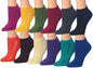 Tipi Toe Women's 12-Pairs Low Cut Athletic Sport Peformance Socks