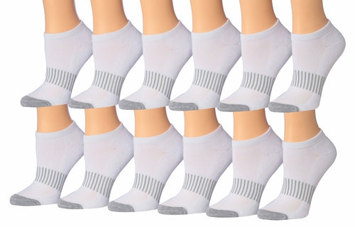 Tipi Toe Women's 12-Pairs Low Cut Athletic Sport Peformance Socks