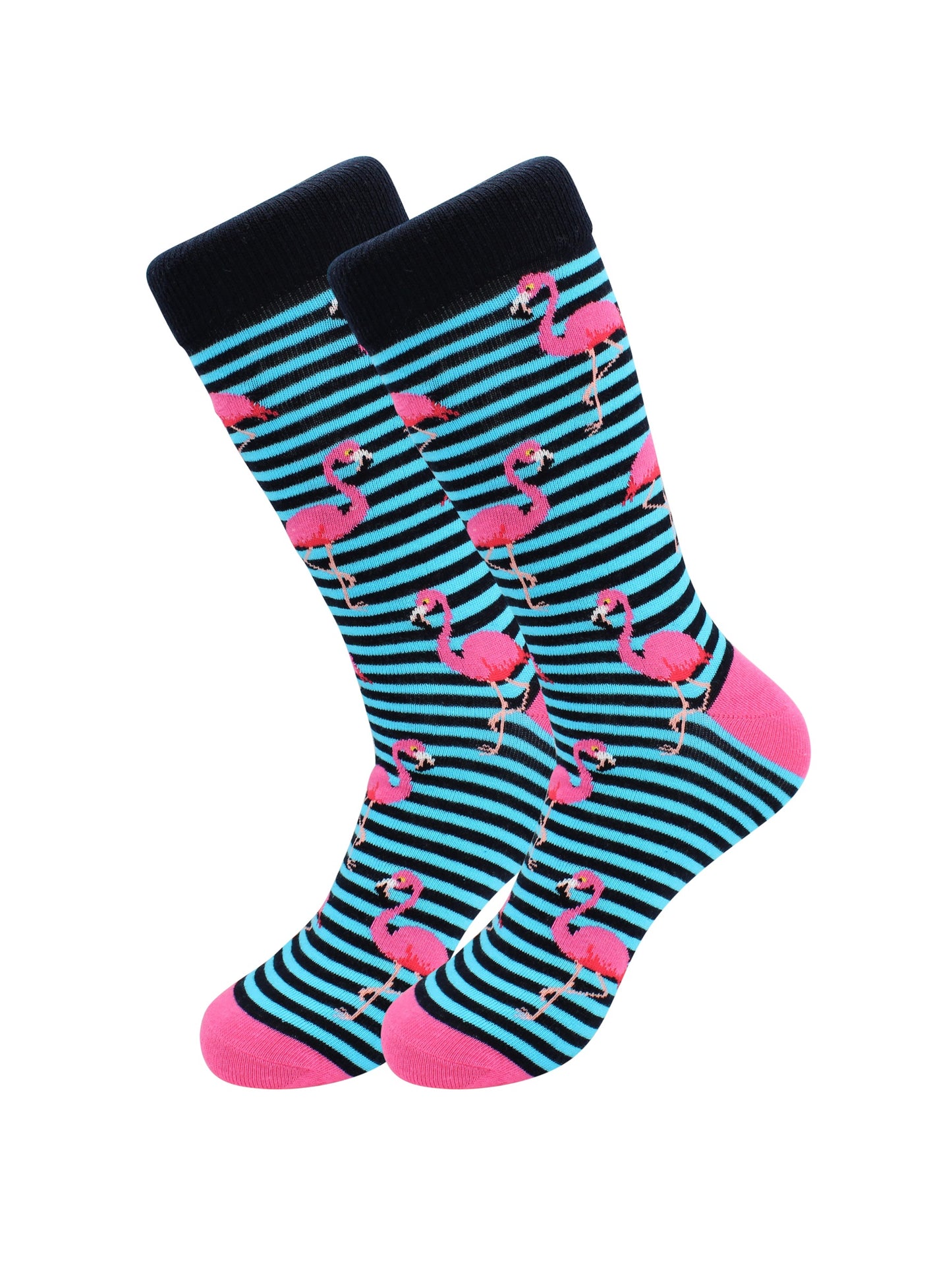 Casual Designer Trending Animal Socks - Flamingo for Men and Women