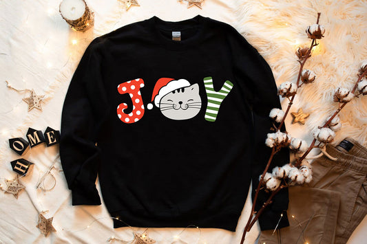 Christmas Joy Cute Cats Sweatshirt