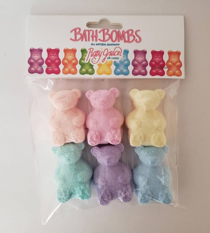 All Natural Bath Bomb Gummy Bears,Bath Bombs For Kids,Tween gift ideas