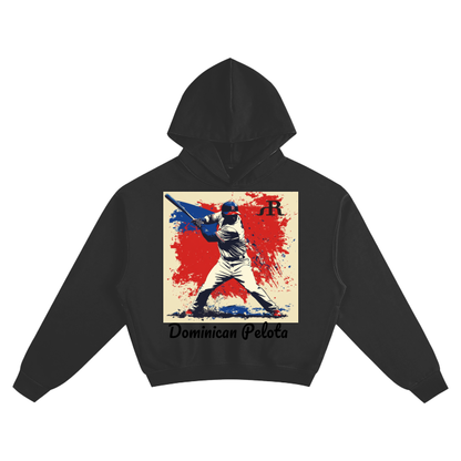 RiccMason  Celebrating Dominican Baseball- Boxy Hoodie #RU0083