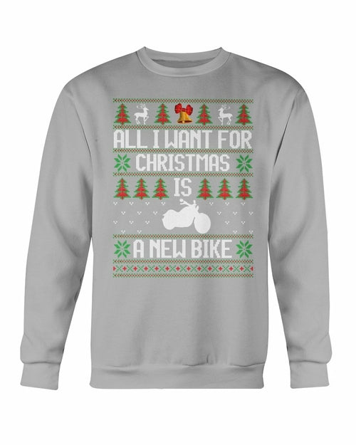 All want for Christmas is new Bike Sweatshirt